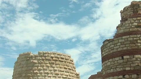 Nessebar wall 4 Stock Footage 11321195