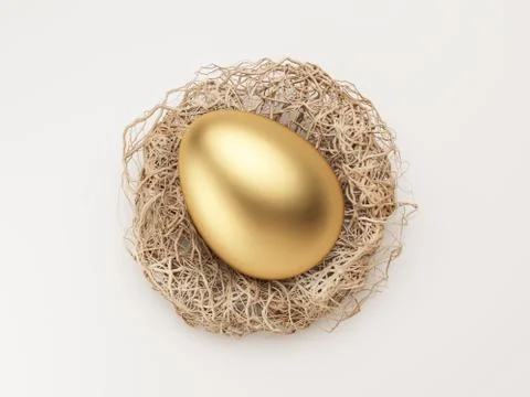 Nest egg. Stock Illustration