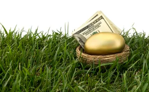 Nest Egg Retirement Stock Photos