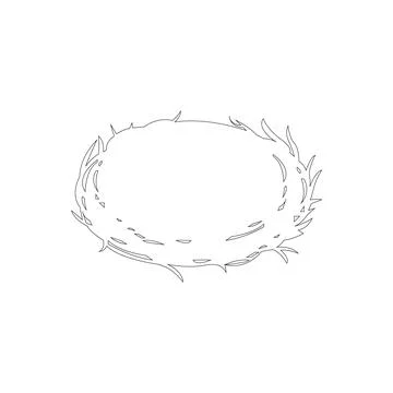 Nest icon on white Stock-Illustration