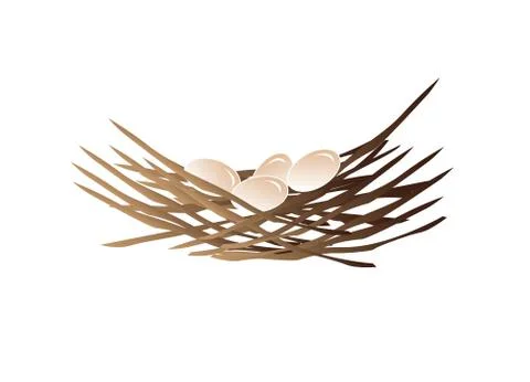 Nest illustration Stock Illustration