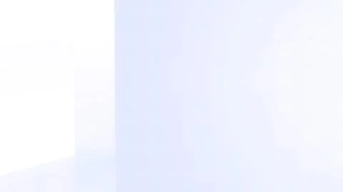Nested Cube Box Rotation On White Background. Abstract 3D Box Animation Illustrazione stock