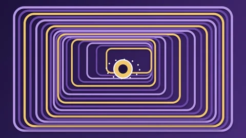 Nested Depth Portal Animated Motion Graphic Concept Stock Footage 341867959