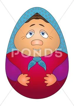 Nested dol Stock Illustration