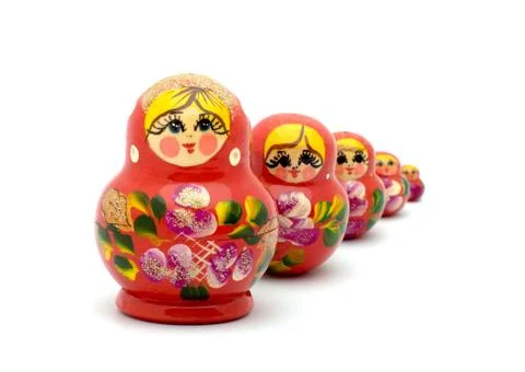 Nested dolls. Stock Photos