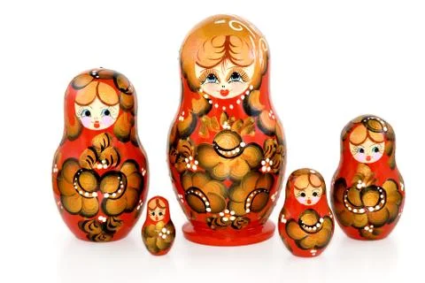 Nested dolls Stock Photos