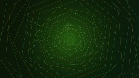 Nested Geometric Tunnel Visual Stock Footage 326178299