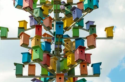 Nesting boxes Foto stock