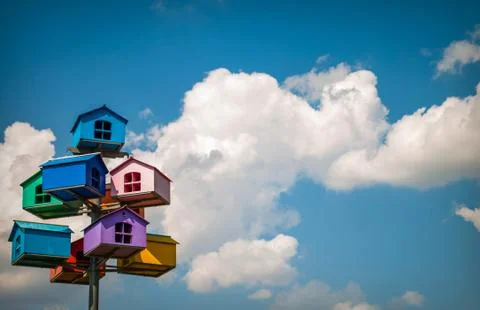 Nesting boxes Stock Photos