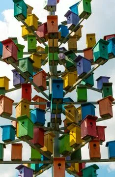 Nesting boxes Foto stock