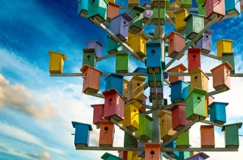 Nesting boxes Stock Photos