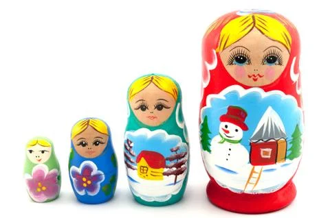 Nesting dolls Stock Photos