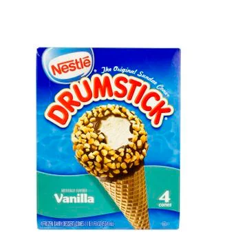 Nestles Drumstick cones 库存照片
