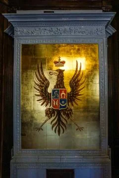 Nesvizh Castle Eagle Stock Photos