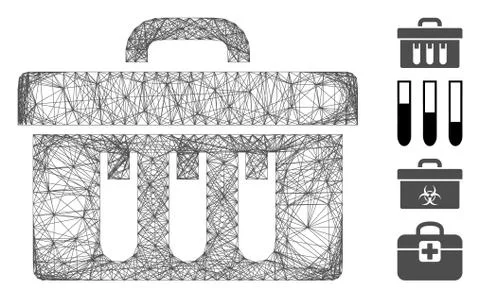 Net Analysis Case Vector Mesh Stock Illustration