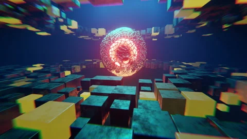 Net Ball VJ Stock Footage 285313705