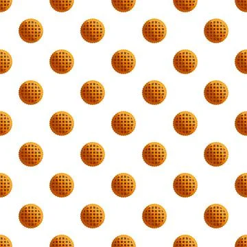 Net biscuit pattern seamless vector Stock Illustration