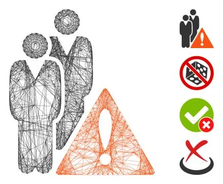 Net Black List Vector Mesh Stock Illustration
