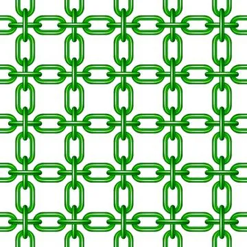 Net of chain in green design Stock Illustration