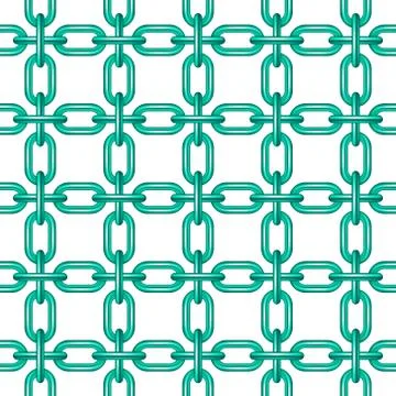 Net of chain in turquoise design Stock Illustration