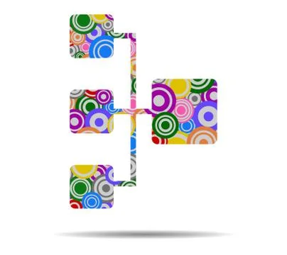 Net circles icon vector Stock-Illustration