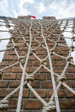 Net clamber Stock Photos