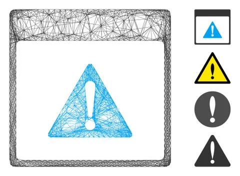 Net Error Calendar Page Vector Mesh Stock Illustration