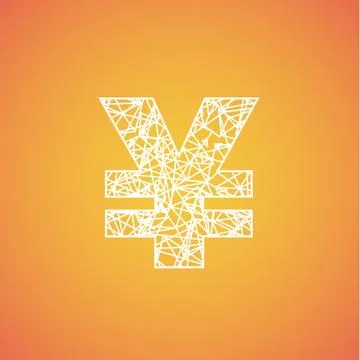 Net font from a typeset, vector font Illustrazione stock