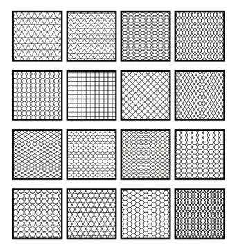 Net grid seamless transparent pattern vector 스톡 일러스트