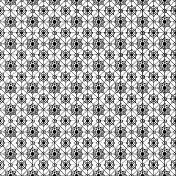 Net lace with flowers Stock Illustration