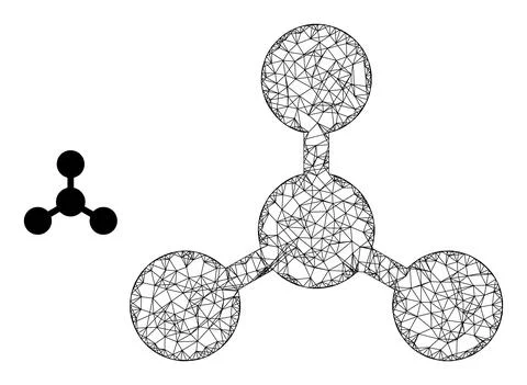 Net Mesh Links Icon Stock Illustration