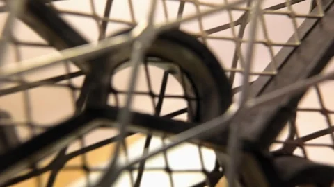 The net on the mosquito racket that has an electric shock Stock Footage 319512924