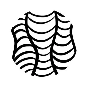 Net organic pattern line style Illustrazione stock