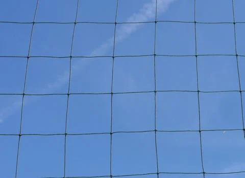 Net over blue sky Stock Photos
