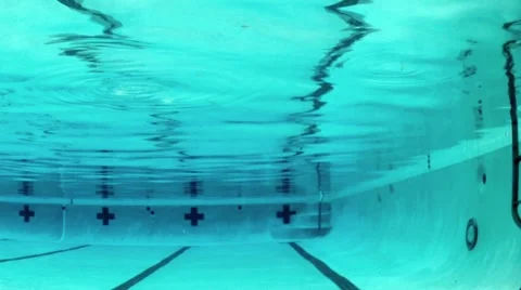 Net Pool Cleaner (Underwater) 库存影片 1057793