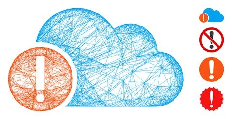 Net Problem Vector Mesh Stock Illustration