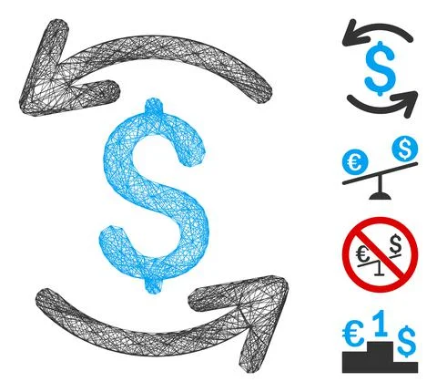 Net Refresh Balance Vector Mesh Illustrazione stock