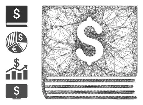 Net Sales Book Vector Mesh Illustrazione stock