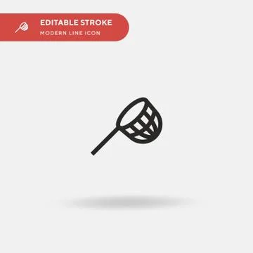 Net Simple vector icon. Illustration symbol design template for web mobile UI Stock Illustration