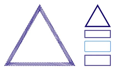 Net Triangle Frame Vector Mesh イラスト素材