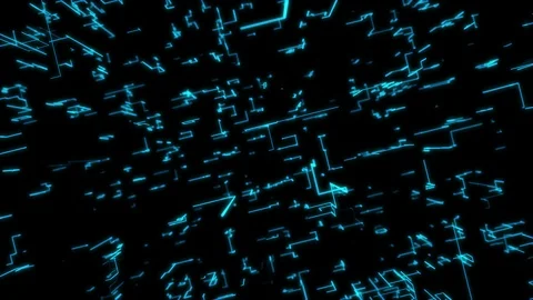 Net Tunnel Loop Animation Background Stock Footage 88610243