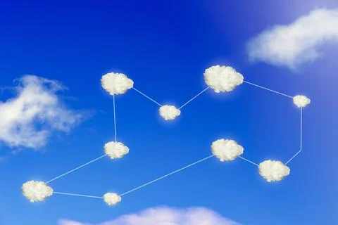 Net work cloud Stock Illustration