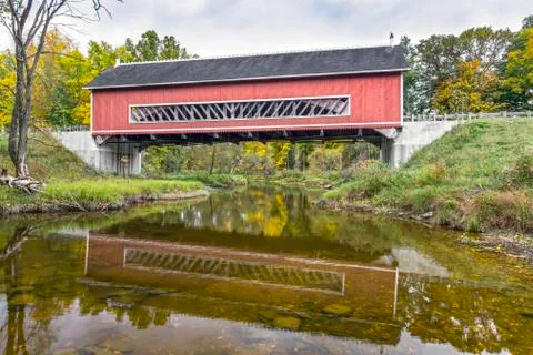Netcher Covered Bridge Stock Photos