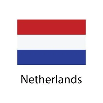 Netherland flag icon vector Stock Illustration