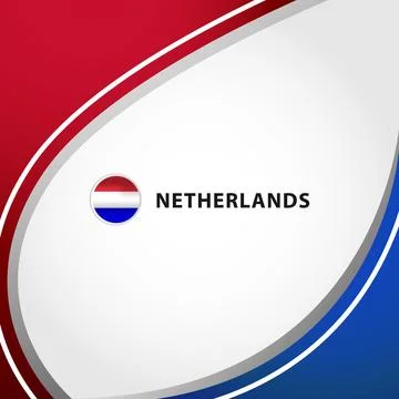 Netherland square layout background concept design template Stock Illustration