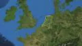 Netherlands. 3d earth in space - zoom in on Netherlands contoured 4k 4k or 4k+ Resolution