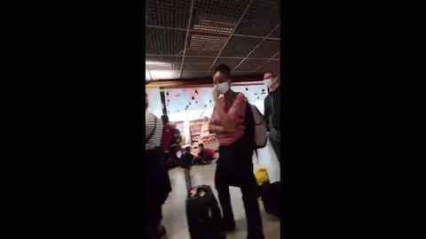 Netherlands: Baggage Handler Strike Causes Chaos At Amsterdam Schiphol Airport Video stock 198878694