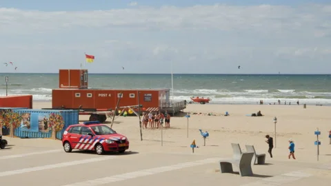 Netherlands beach Видео 145023729