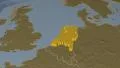 Netherlands extruded. Bumps. 4k or 4k+ Resolution