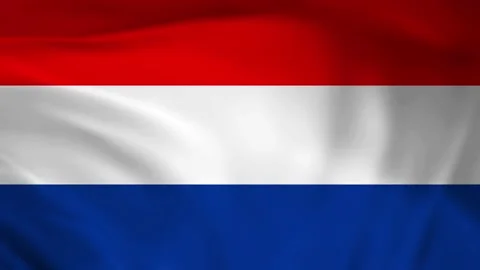 Netherlands flag animation Stock Footage 245552554